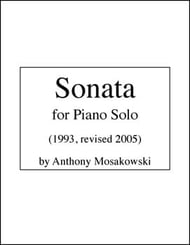 Sonata piano sheet music cover Thumbnail